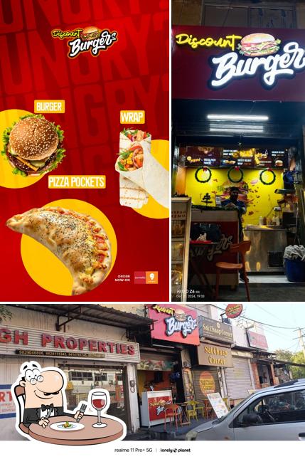 Discount Burgers - Best Burger In Jaipur is distinguished by food and exterior