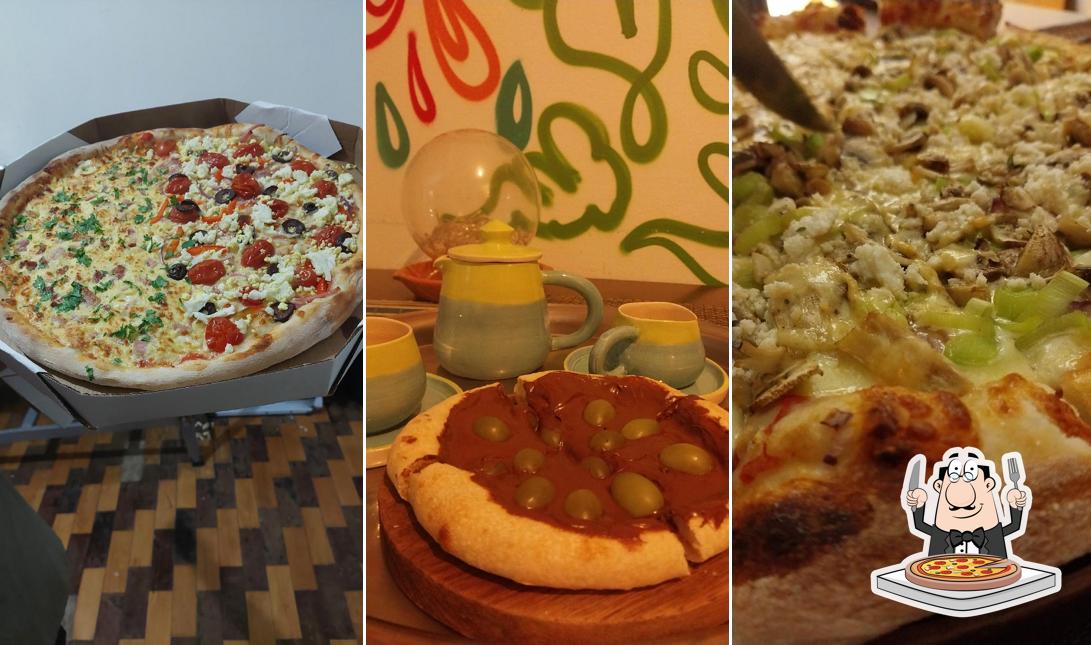 Escolha diversos tipos de pizza