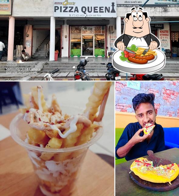 This is the photo showing food and exterior at PIZZA QUEEN SAMPLA haryana 124501