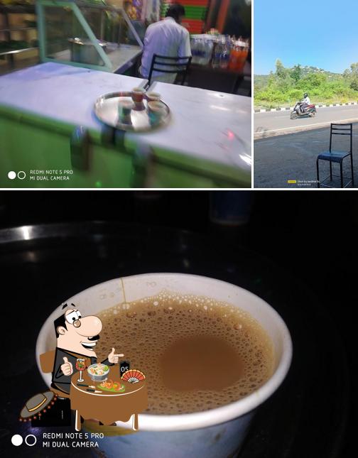 This is the photo showing food and exterior at R R R CAFE