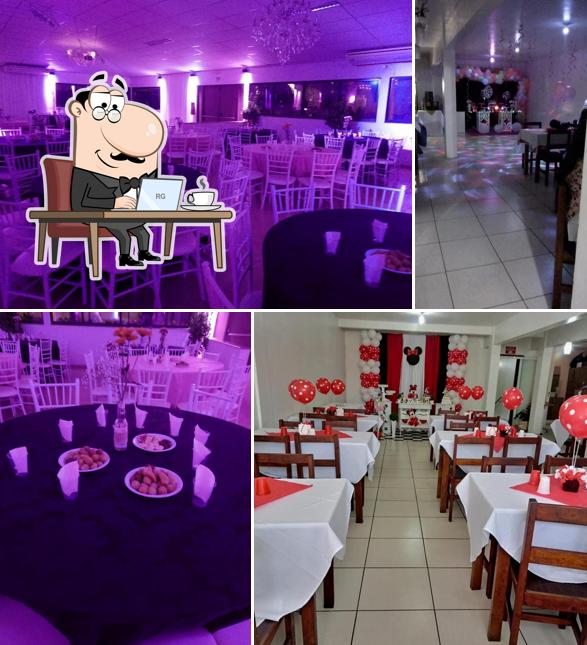 O interior do Restaurante Sonho Meu & Eventos