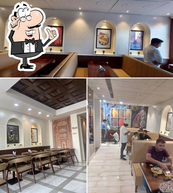 The interior of SAGAR RATNA