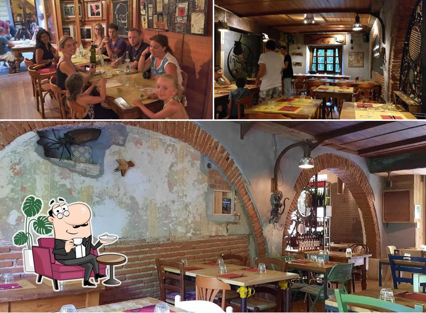 Gli interni di Osteria Locanda Cecconi