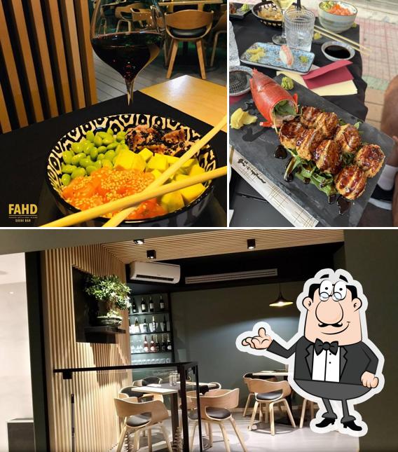 Gli interni di FAHD Sushi bar
