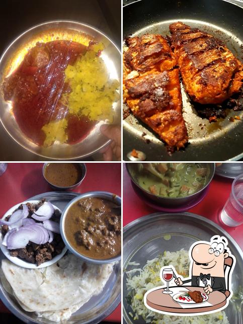 Meat dishes are offered by Kovilakam Restaurant