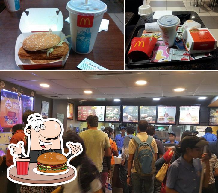 Hamburger at McDonald's