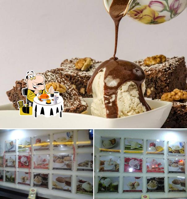 Meals at Pabrai's Fresh & Naturelle Ice creams