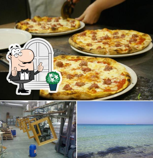 Tra le diverse cose da La Lanterna Albizzate si possono trovare la esterno e pizza