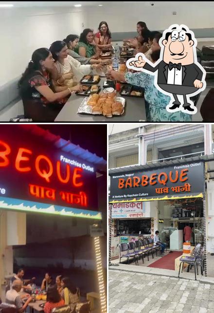 The interior of Barbeque Pav bhaji Manewada