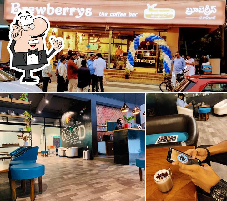 Check out the image depicting interior and exterior at Brimmies All Day Cafe