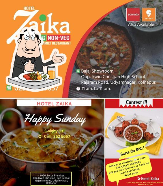 Food at Hotel Zaika Kolhapur
