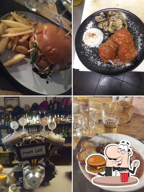 Gli hamburger di Man Cave Café potranno incontrare molti gusti diversi