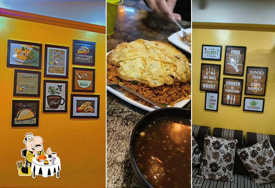 Food at The Hash Cafe & Chinese Corner