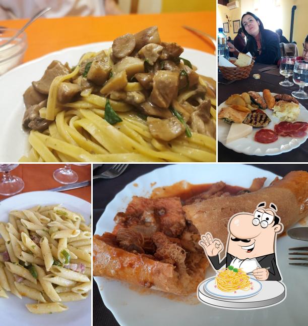 Spaghetti alla carbonara al Trattoria tipica U Tamarru