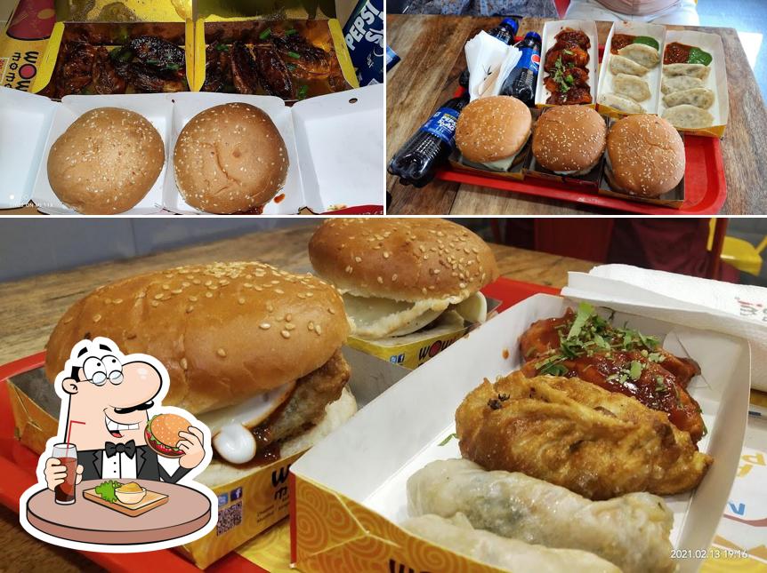 Wow! Momo offers a variety of options for burger lovers