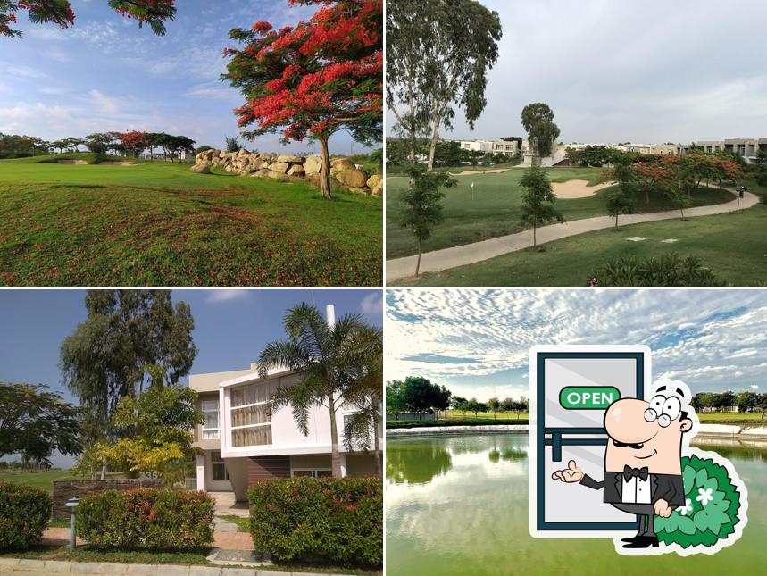 Enjoy the view at the outside area of Zion Hills Golf County