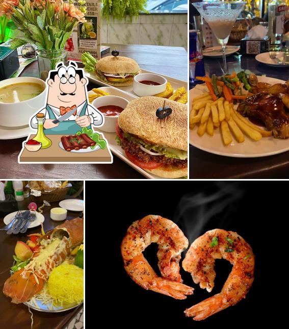 Baby back ribs at Blue Chilly Bar and Restaurant