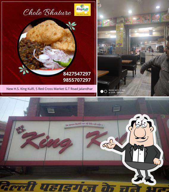 The interior of New H.S. King Kulfi- Best Restaurant In Jalandhar