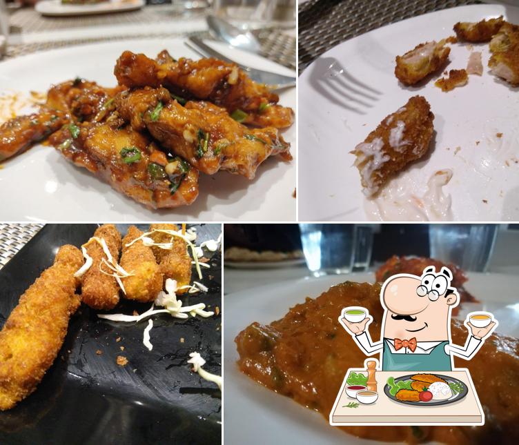 Food at Platinum Bar and Restaurant