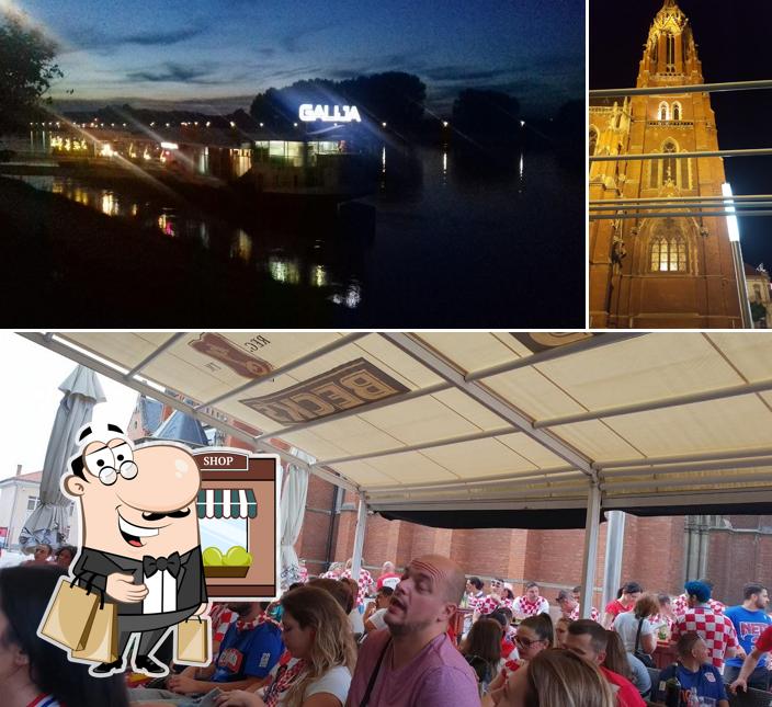 Goditi la vista dagli esterni di Caffe bar No. 22