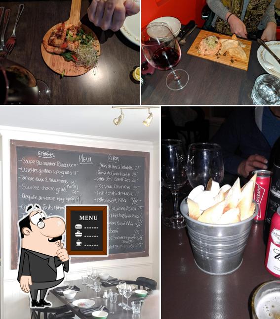 Découvrez le menu du jour sur le tableau
