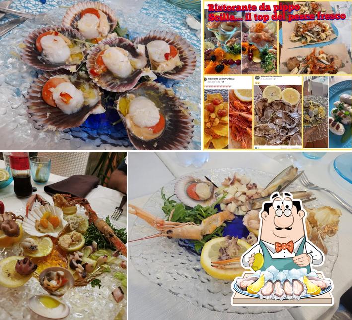 Ostriche al Da Pippo...ristorante...specialita di pesce