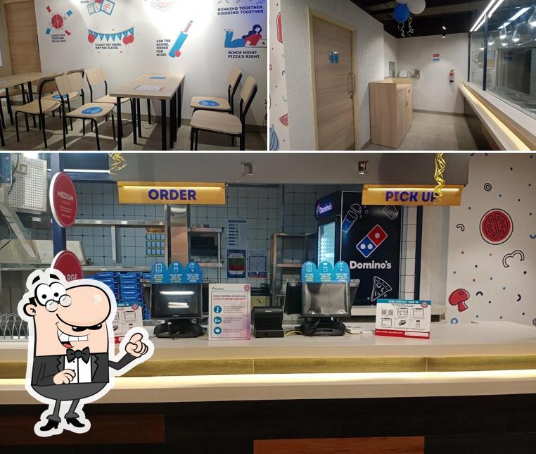 The interior of Domino's Pizza Murgasole, Asansol