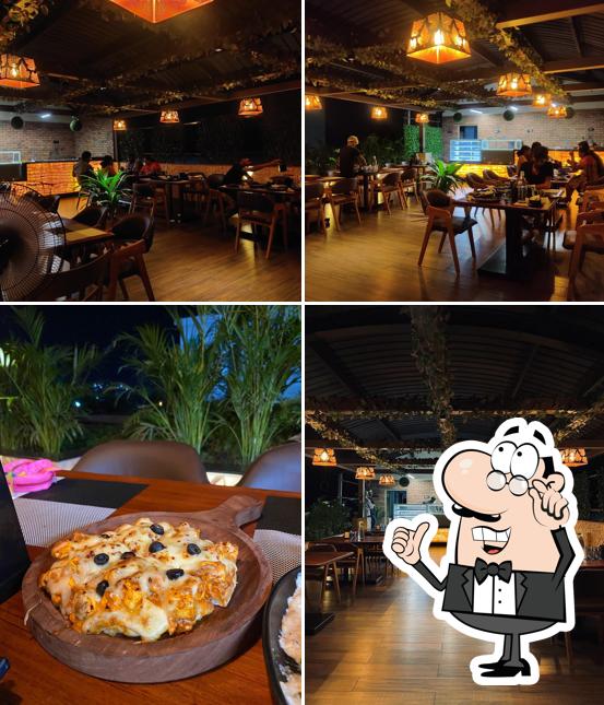 The interior of GOLDEN LEAF ROOF TOP RESTAURANT