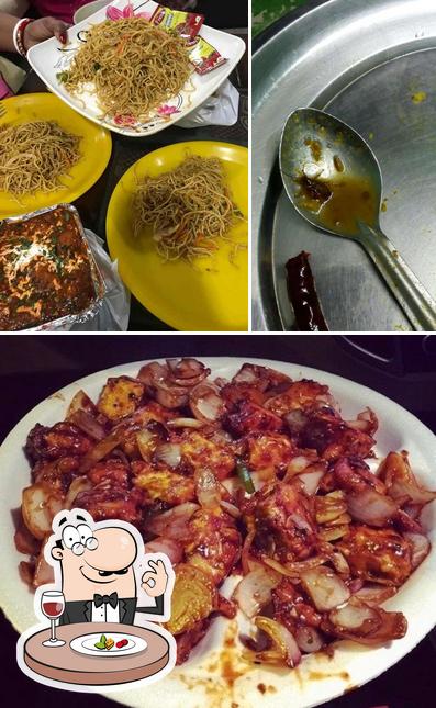 Food at Kanha Fast Food
