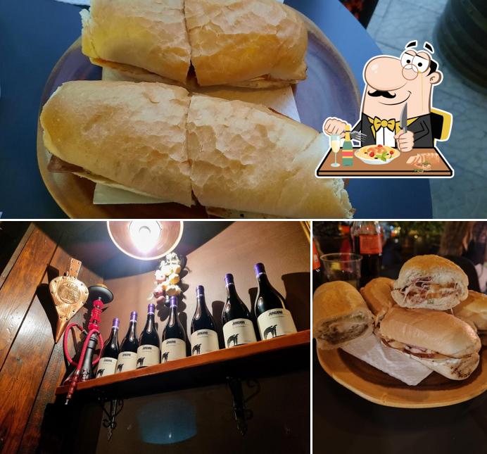 Questa è la immagine che presenta la cibo e interni di O' Panino A' Ro' Arturo