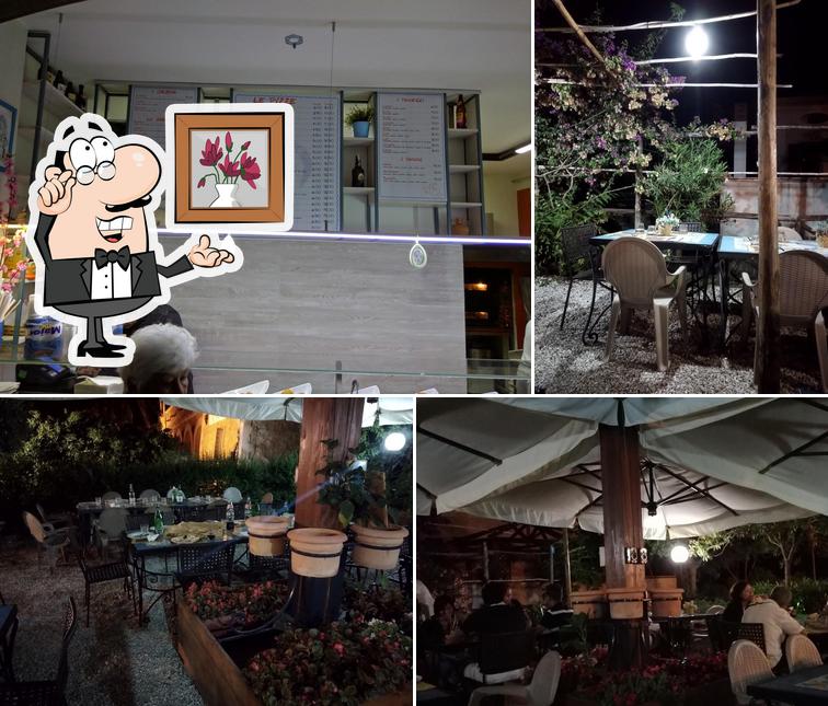 Gli interni di Pizzeria u'sfizio
