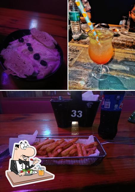 Food at Poo Space Lounge