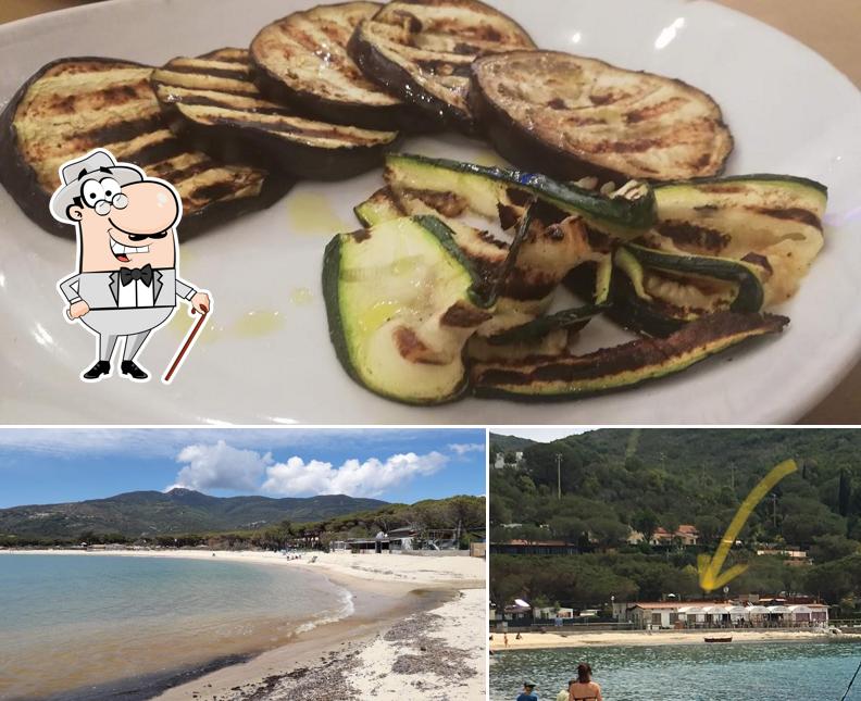 Tra le varie cose da Ristorante Pizzeria Il Corallo si possono trovare la esterno e cibo