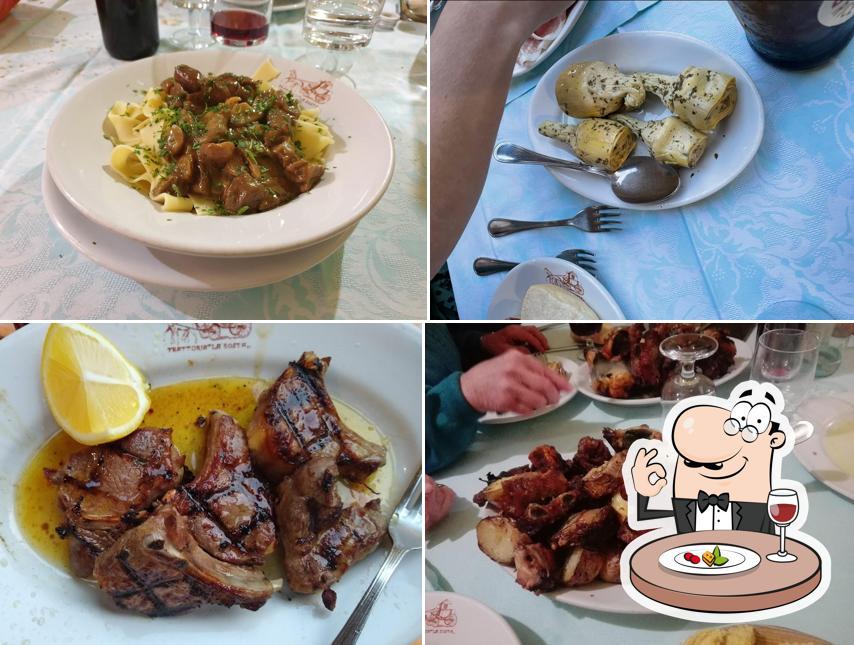 Cibo al Trattoria La Sosta