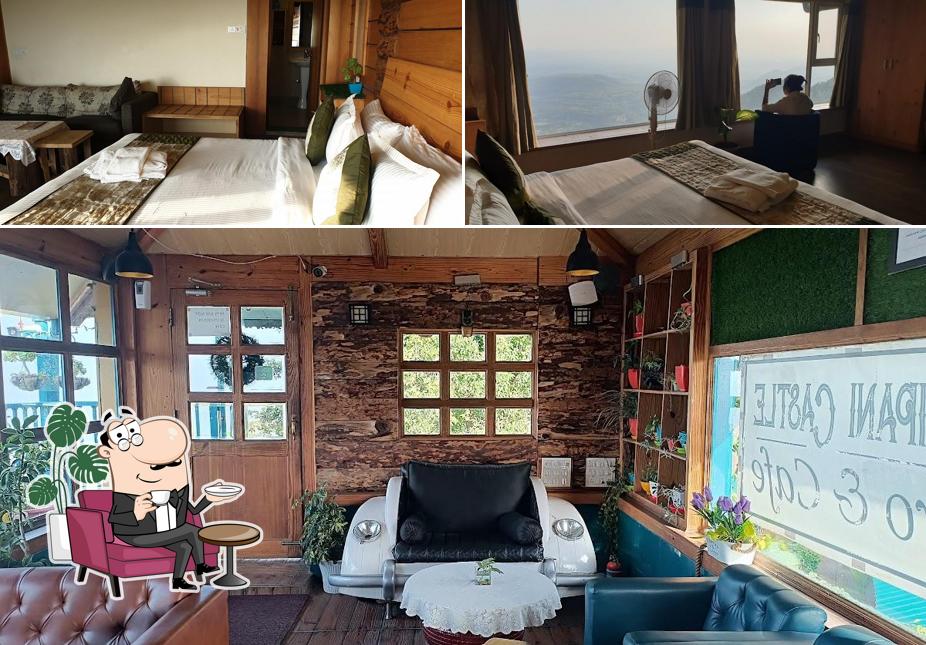 The interior of Jharipani Castle