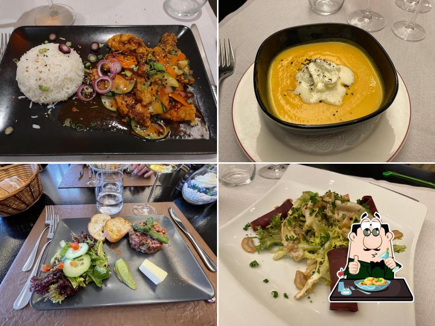 Cibo al Auberge Communale de Prangins