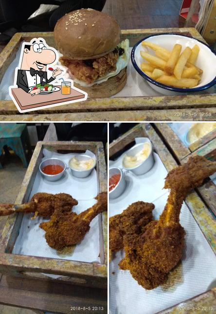 Food at Broaster Chicken