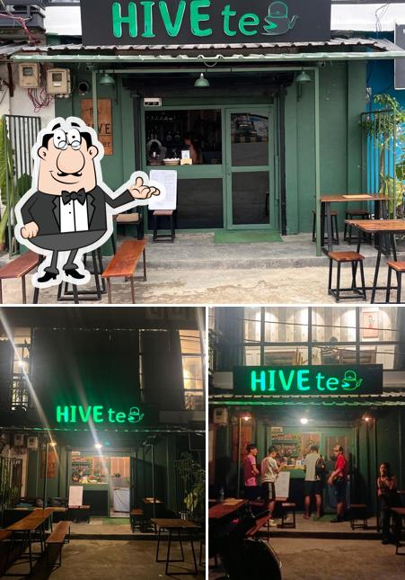 The interior of The Hive Tea