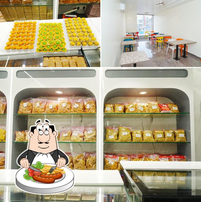 The image of food and interior at Cherry's Sweets & Treats