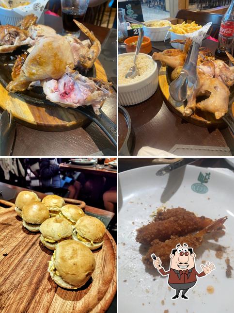 Comida em Galeteria Continental