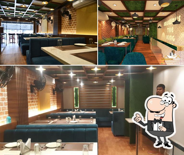 The interior of Jaiswal's The King Restaurant