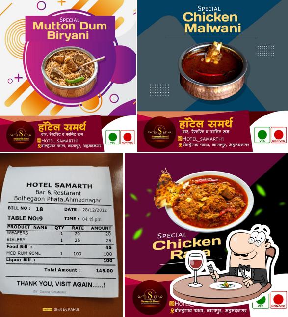 Food at Hotel Samarth