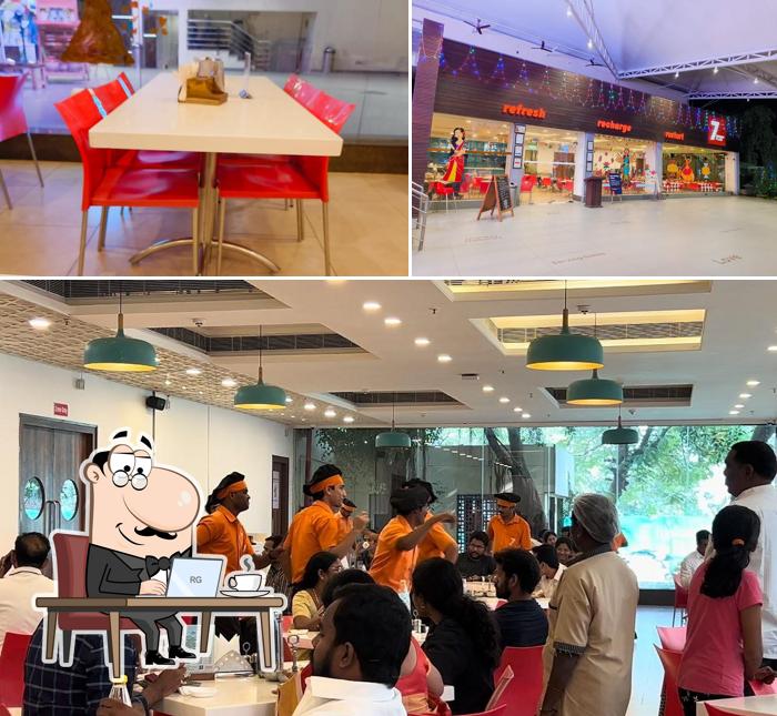 The interior of Refresh Restaurant