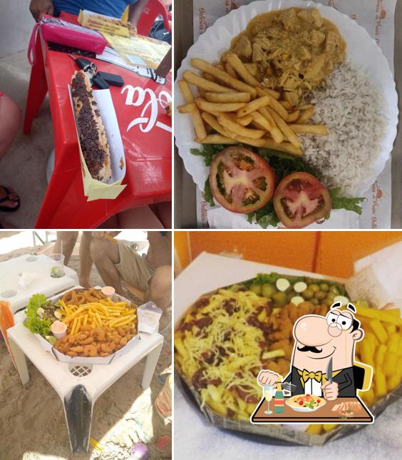 Sanduíche de carne de porco desfiada em Delícias da Praia