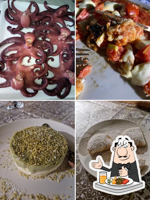 Cibo al Pizzeria Trattoria "La Rotonda"