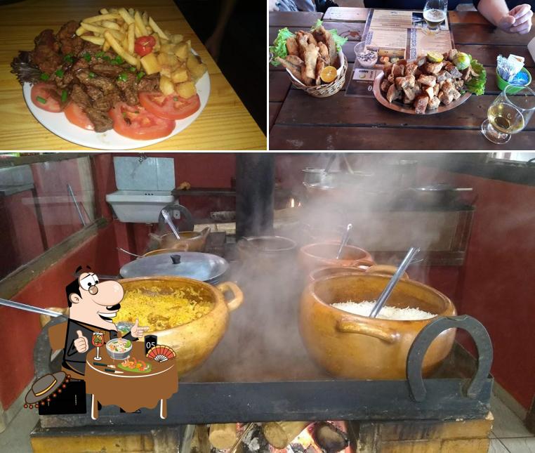 Platos en Rancho do Régis