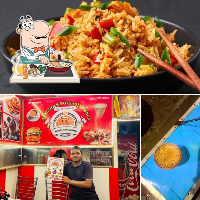 Fried rice at Struggle boy's chai Wala - Best tea Shop and fast food noodles in nangloi