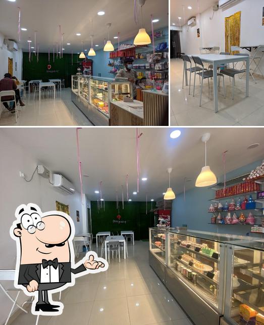 The interior of The Cake House