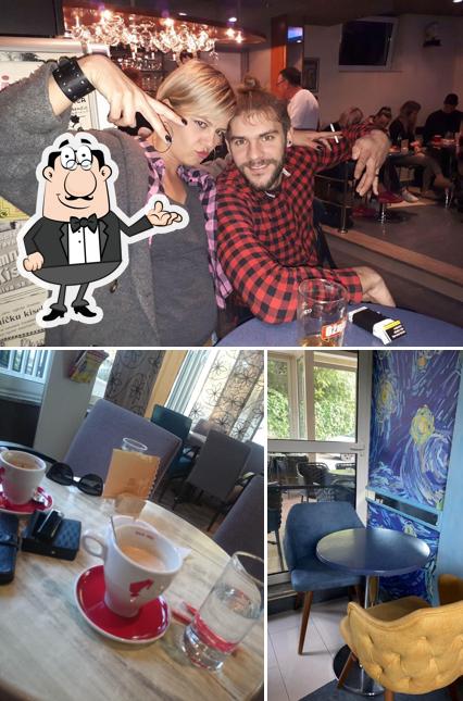 Tra le varie cose da Bar Aura si possono trovare la interni e bancone da bar