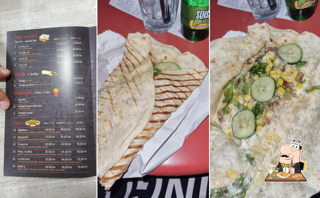 Cibo al Fast food "Grillos"